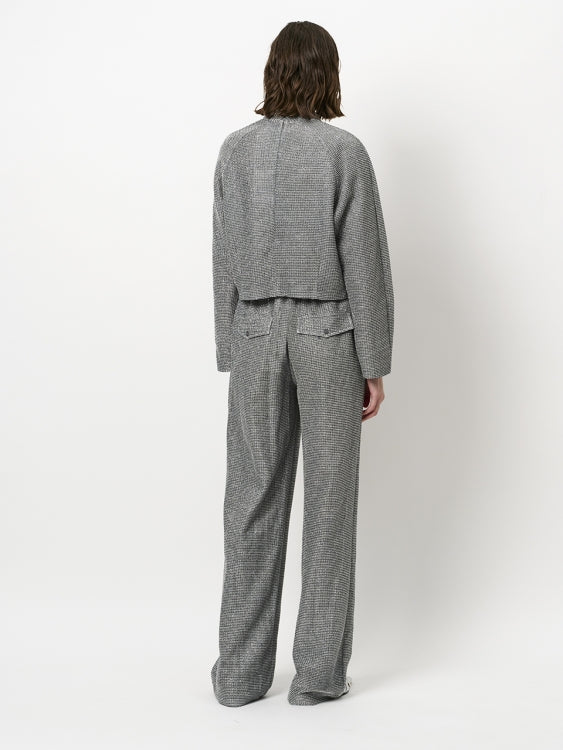 Dante6 - Aremi metallic straight leg pants