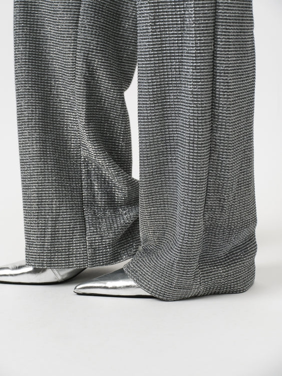 Dante6 - Aremi metallic straight leg pants