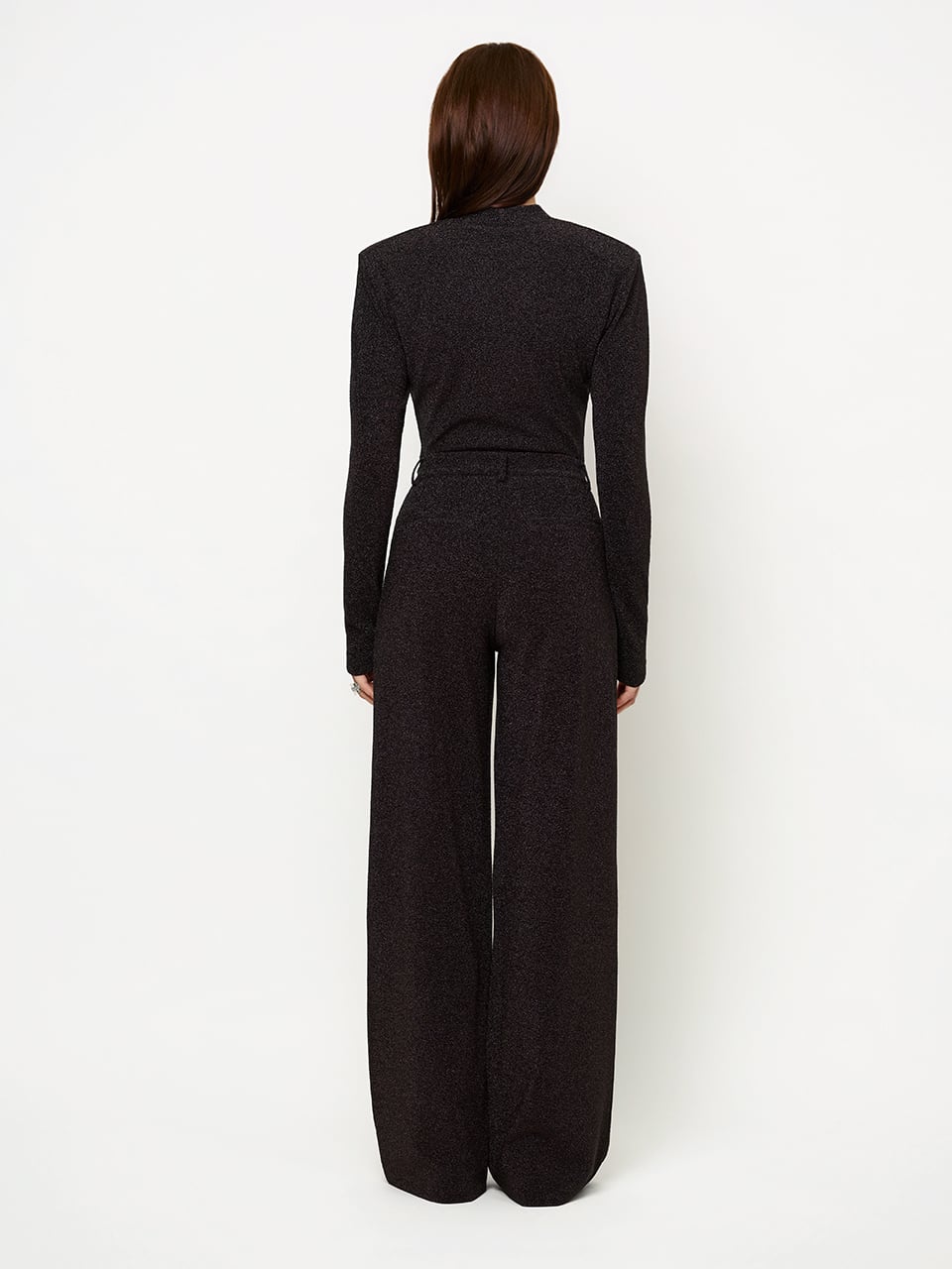 Dante6 - Healey lurex V-neck bodysuit-achteraanzicht