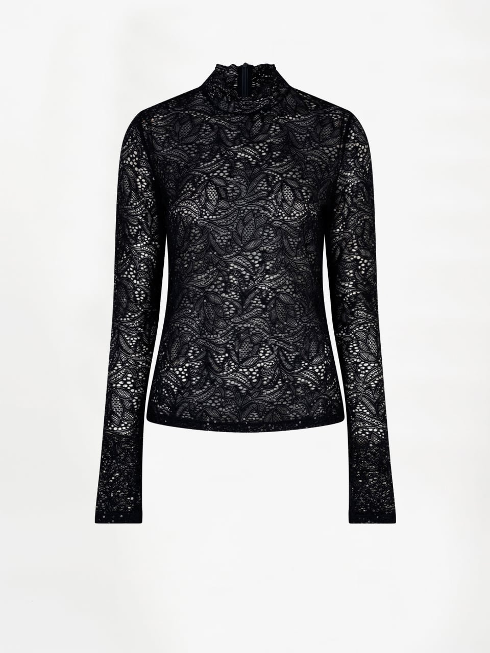Dante6 - Nicyra lace turtle neck top-packshot