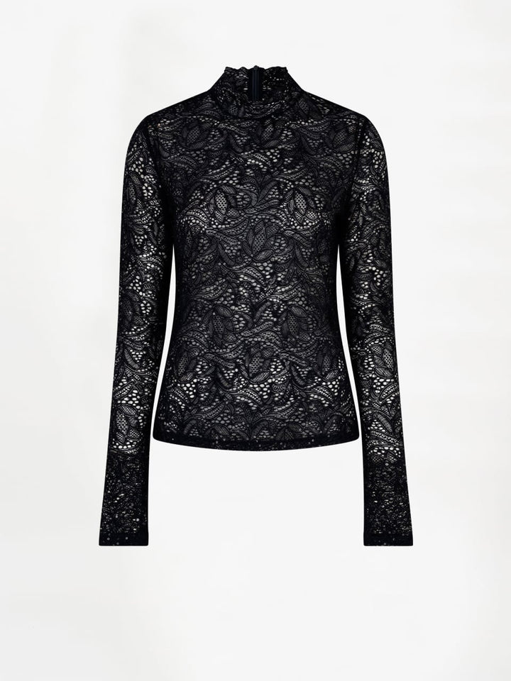 Dante6 - Nicyra lace turtle neck top-packshot