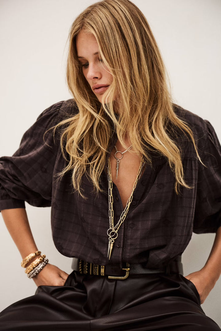 Ba&sh - MELODY geborduurde blouse