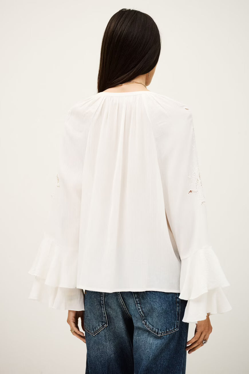 Ba&sh - OMAR flounced blouse