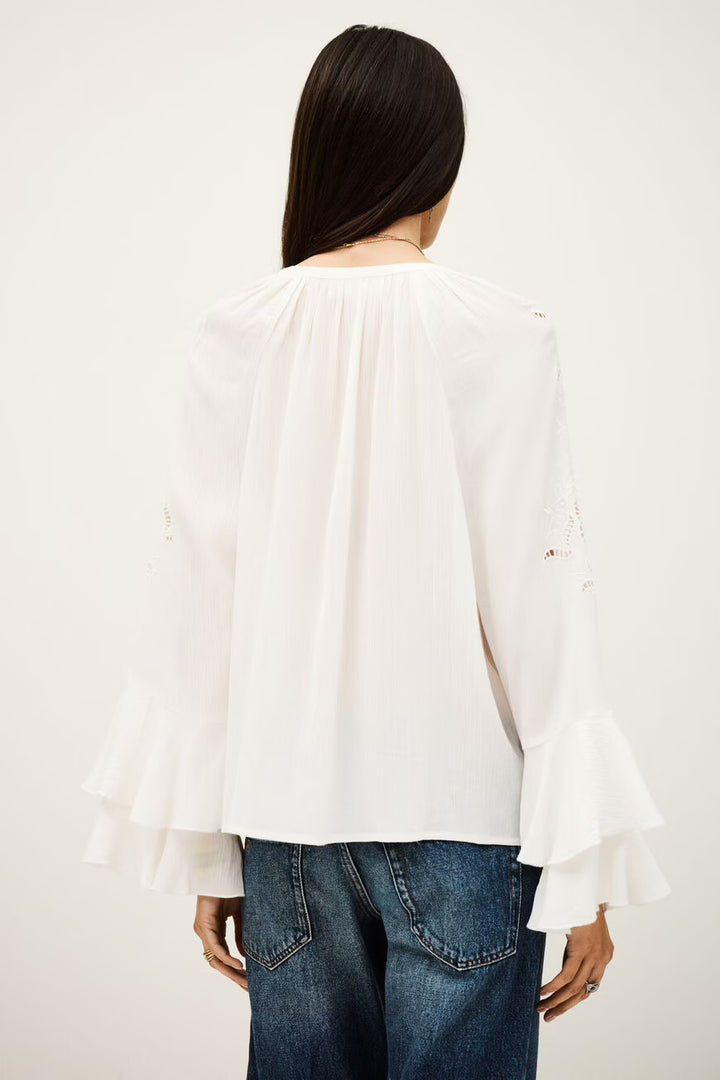 Ba&sh - OMAR flounced blouse