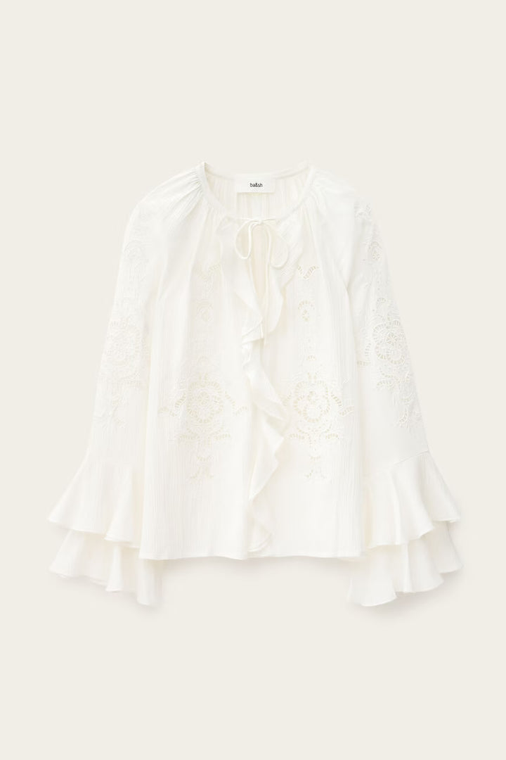 Ba&sh - OMAR flounced blouse