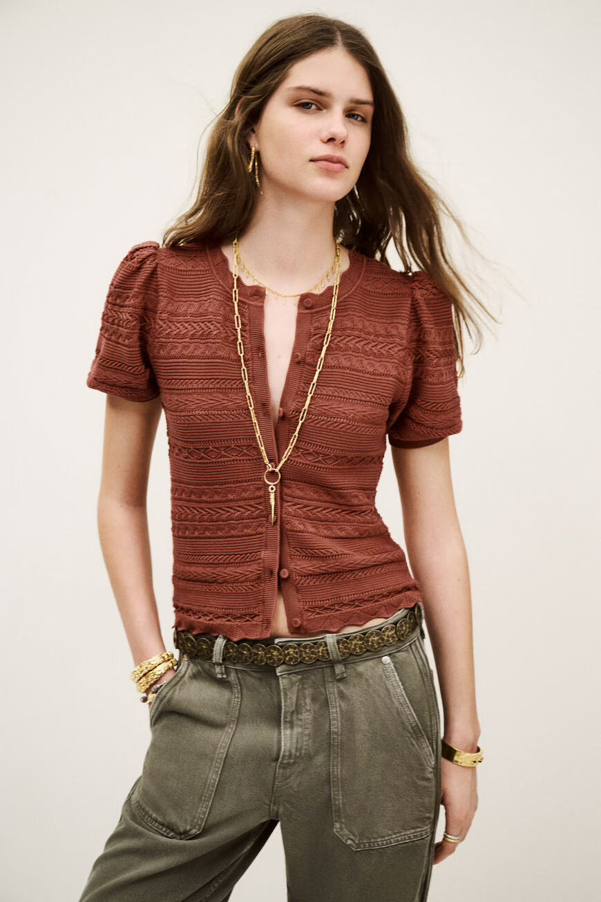 Ba&sh - VINAT short-sleeved cardigan