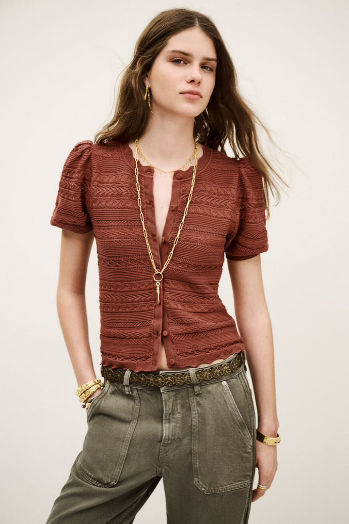 Ba&sh - VINAT short-sleeved cardigan
