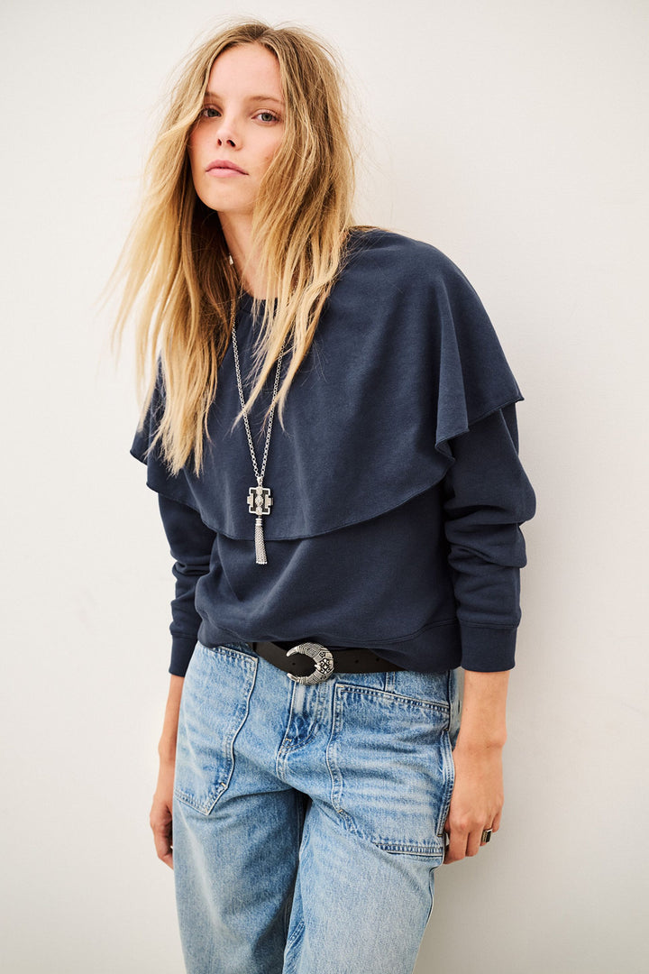 Ba&sh - DEHINA sweatshirt met cape-vooraanzicht