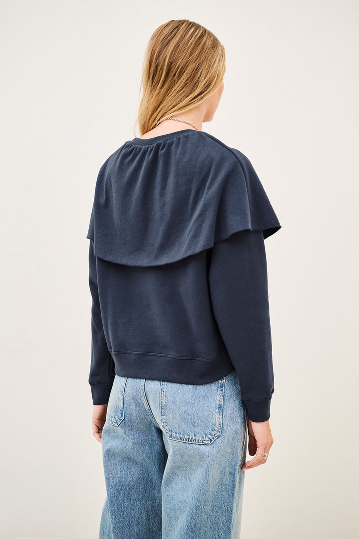 Ba&sh - DEHINA sweatshirt met cape-achteraanzicht