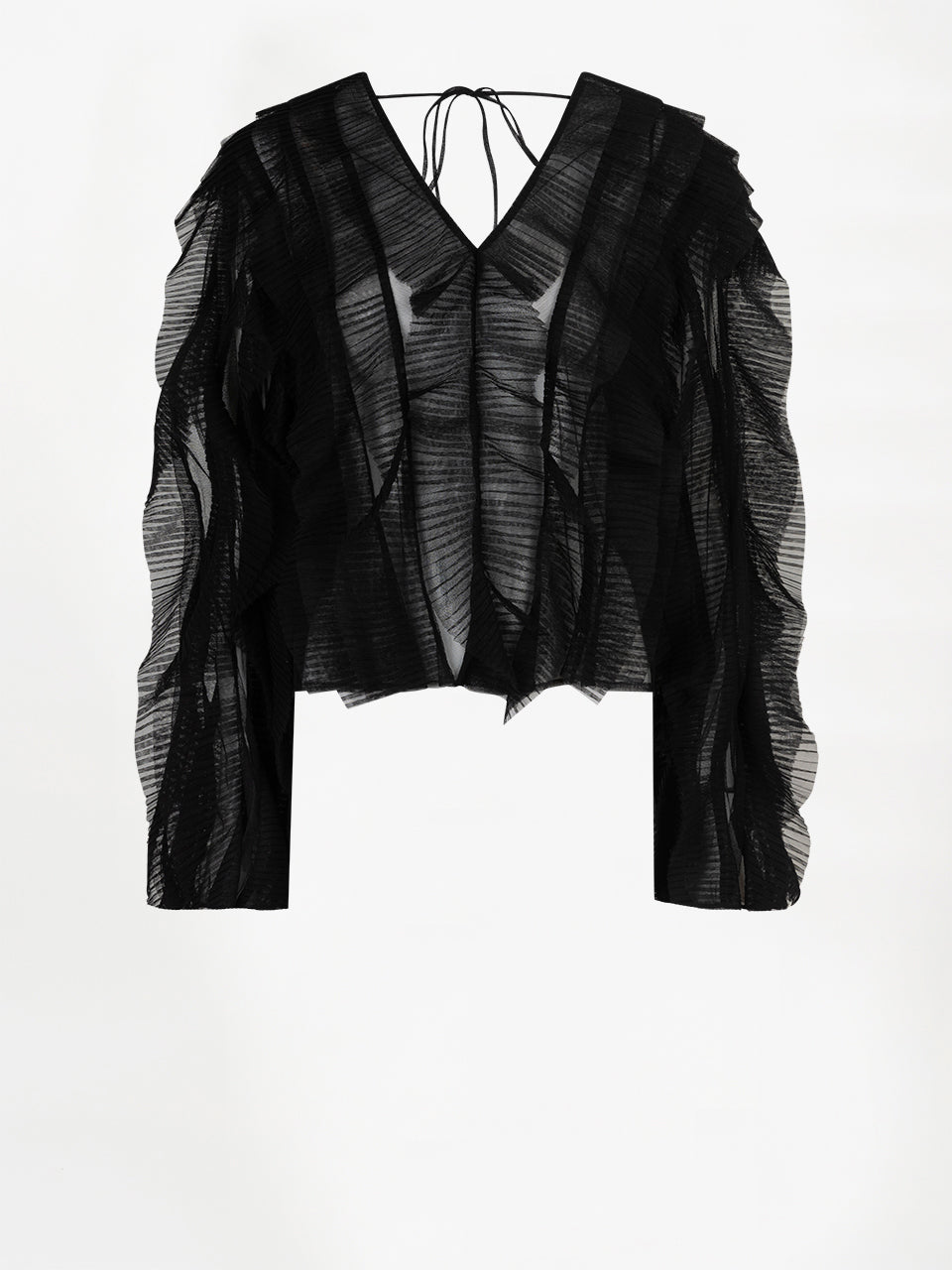 Dante6 - Phora Tulle Ruffled Top