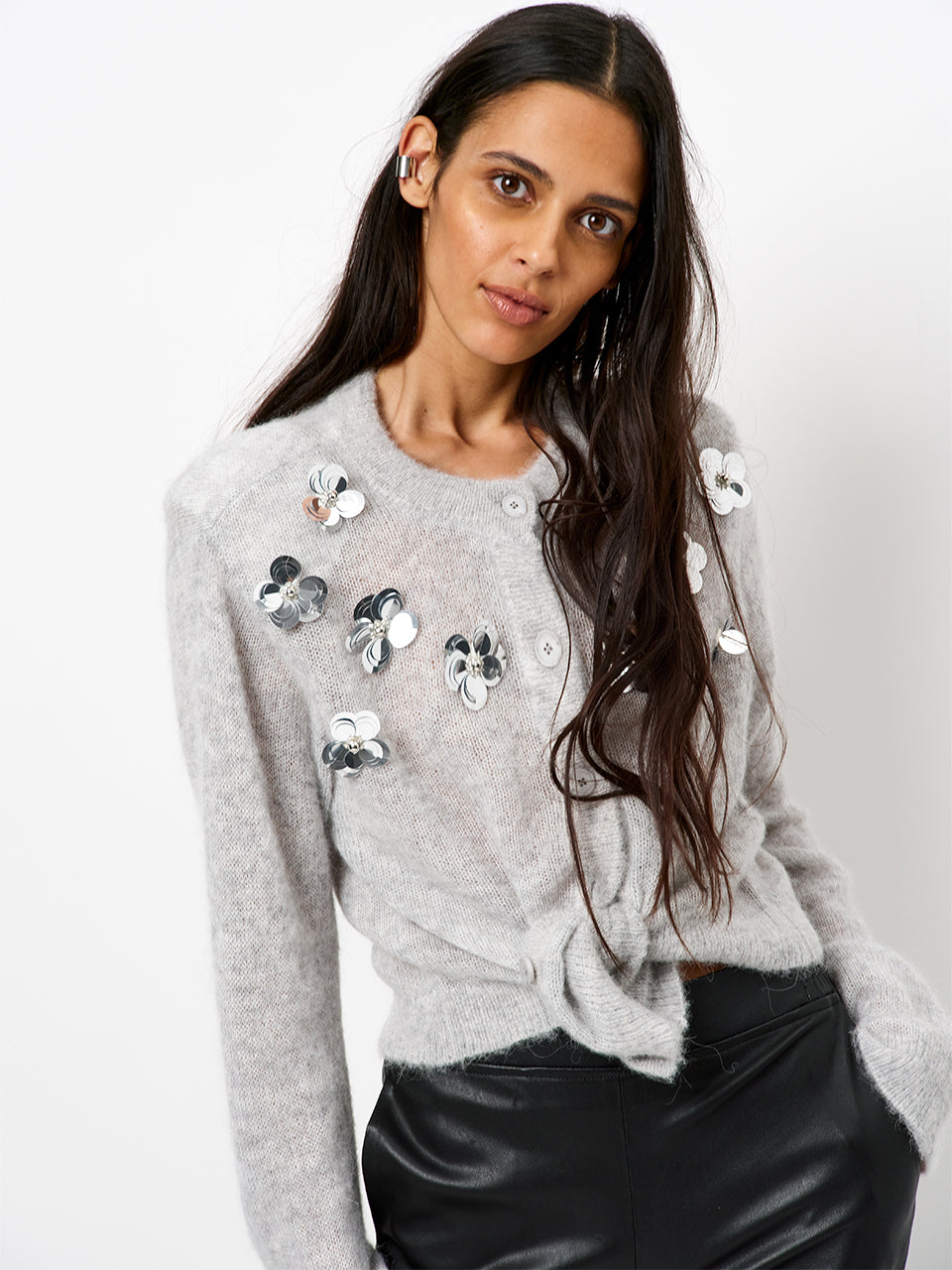 Dante6 - Fawn sequin cardigan