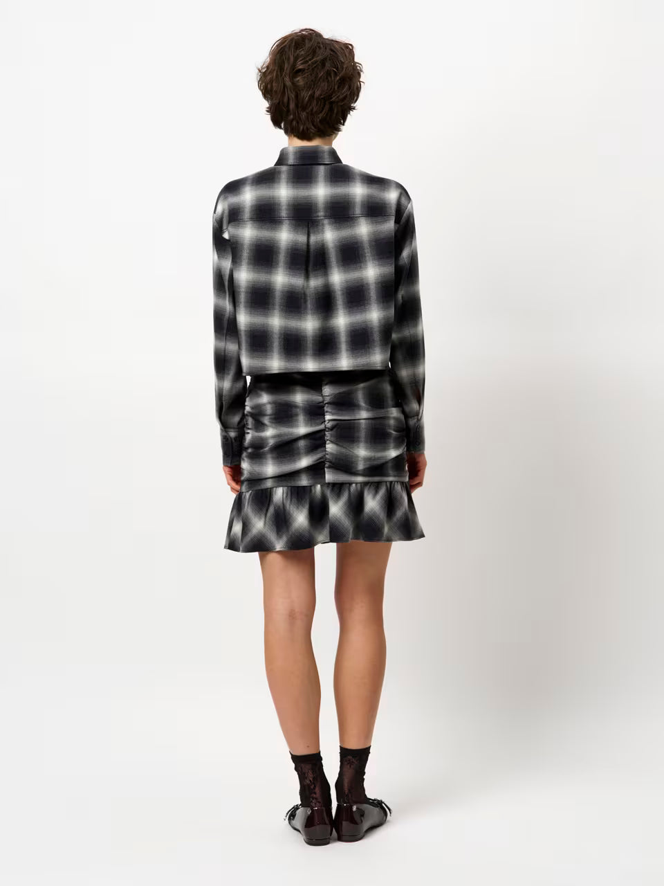 Dante6 - Eason Check Embellished Shirt