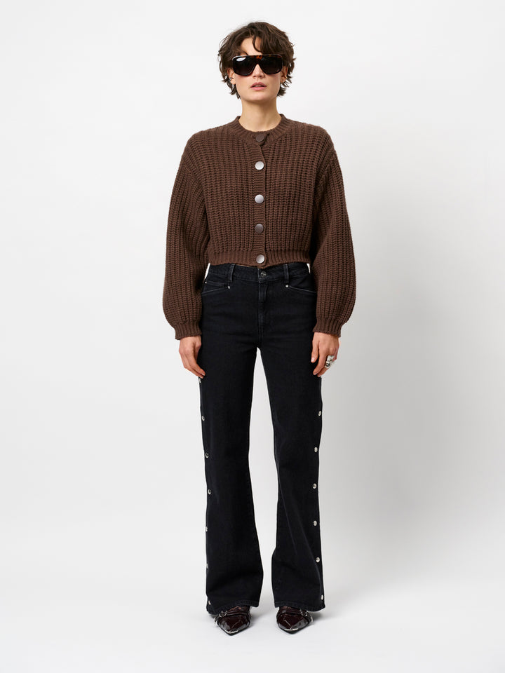 Dante6 - Belvina button up wide leg jeans