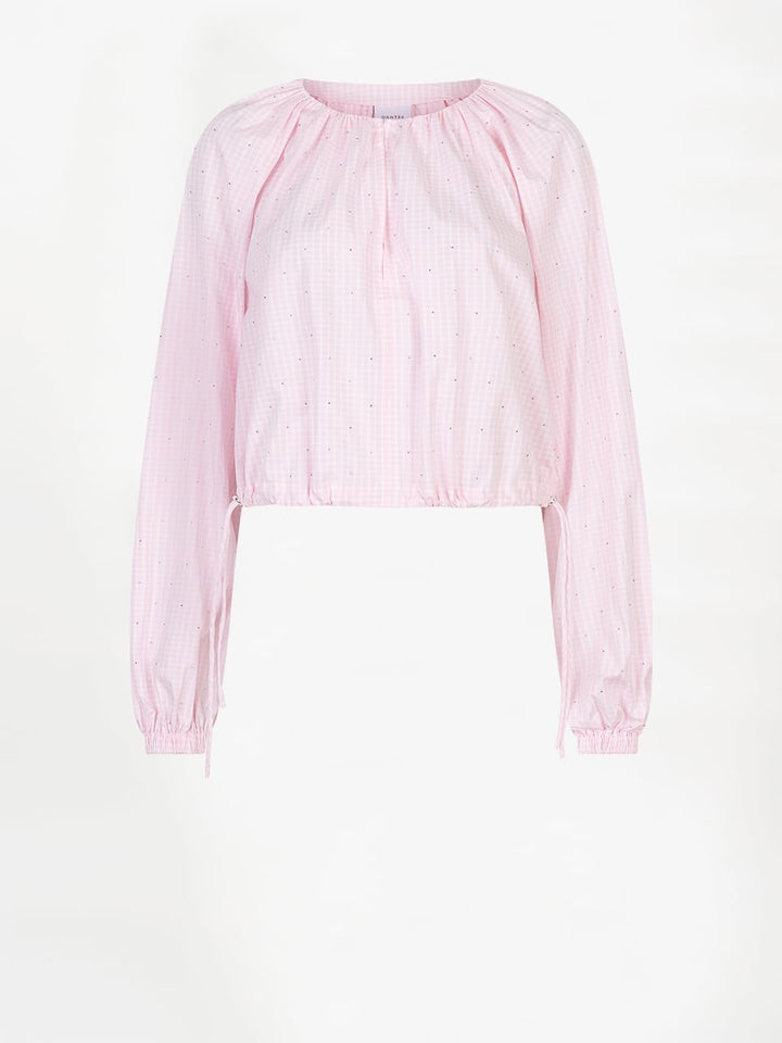 Dante6 - Orit check patterned balloon top