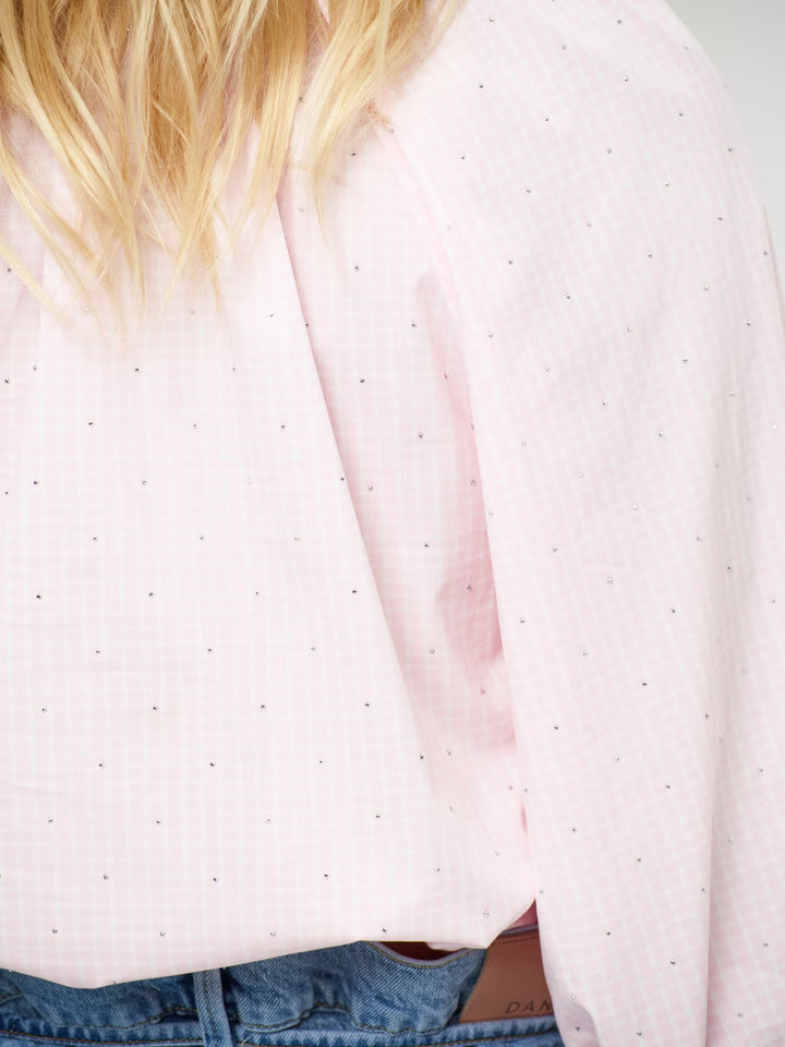 Dante6 - Orit check patterned balloon top