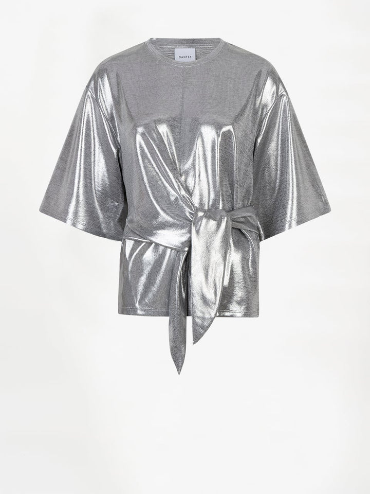 Dante6 - Uxia metallic twist detail top