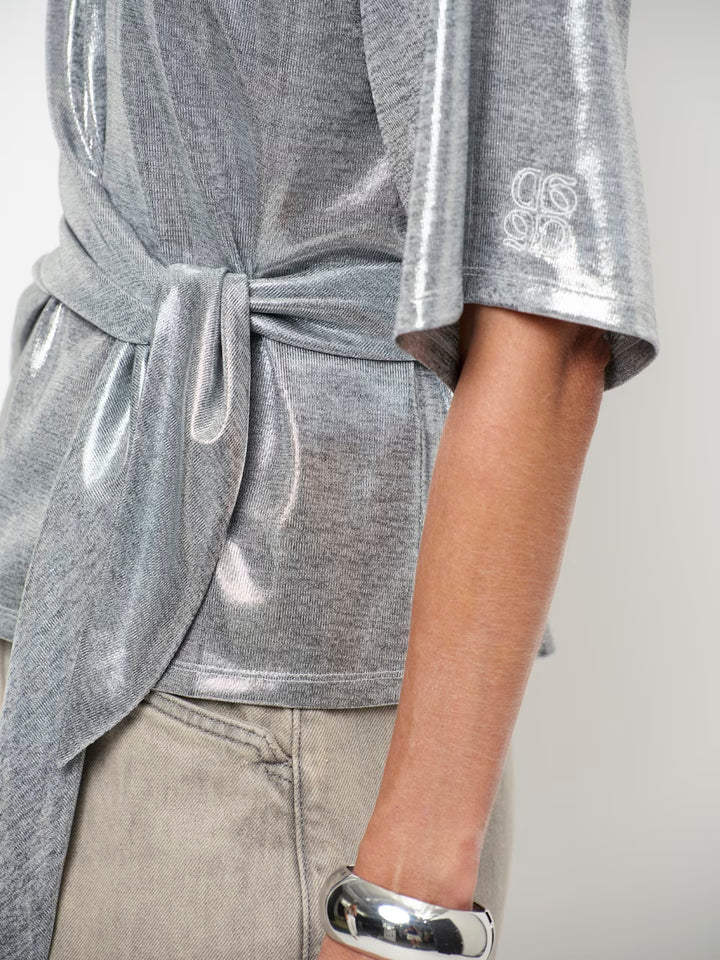 Dante6 - Uxia metallic twist detail top