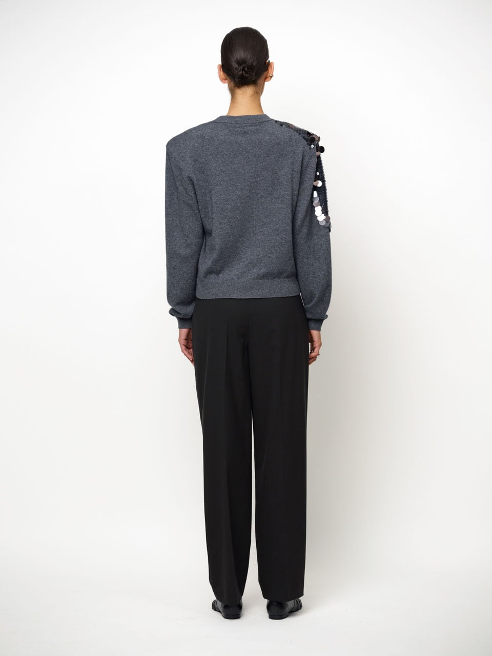 Dante6 - Ombra sequined sweater-achteraanzicht