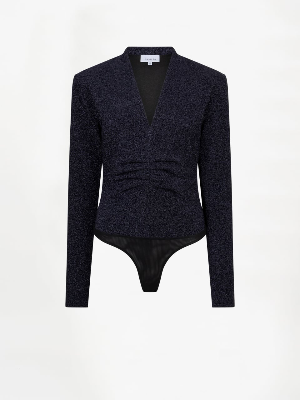 Dante6 - Healey lurex V-neck bodysuit-packshot
