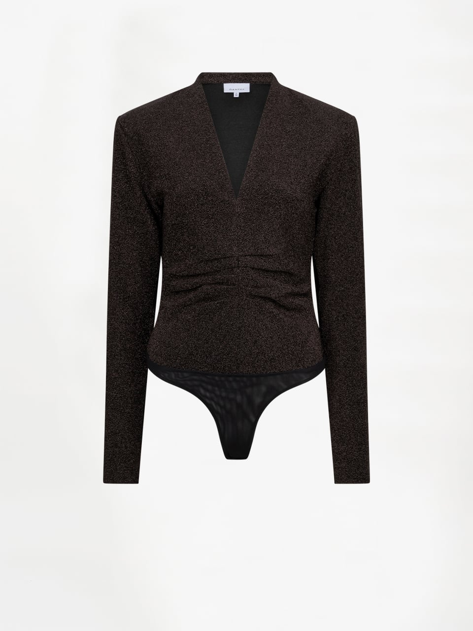 Dante6 - Healey lurex V-neck bodysuit-packshot