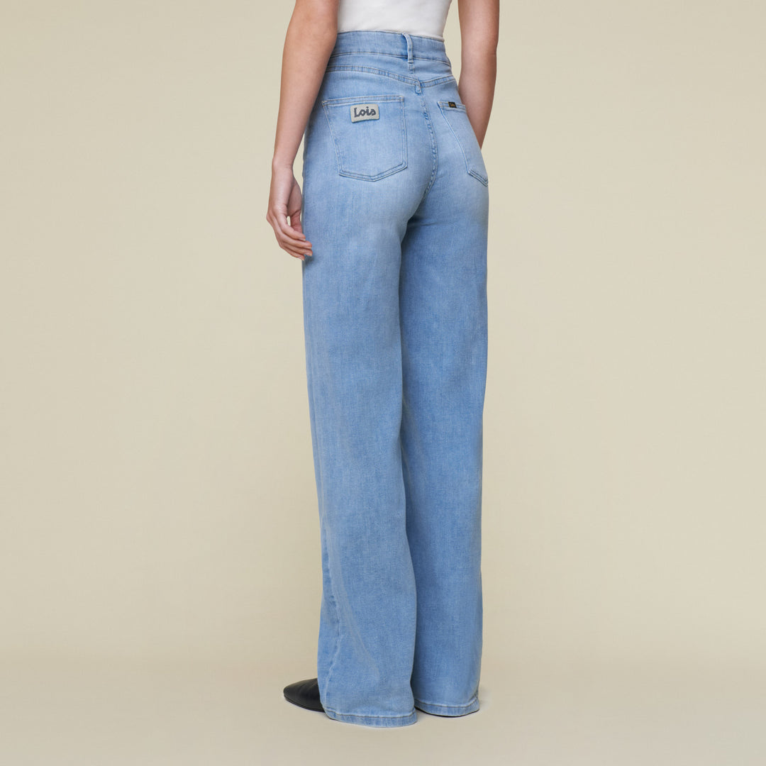 Lois - Rosa High Rise Wide Fit