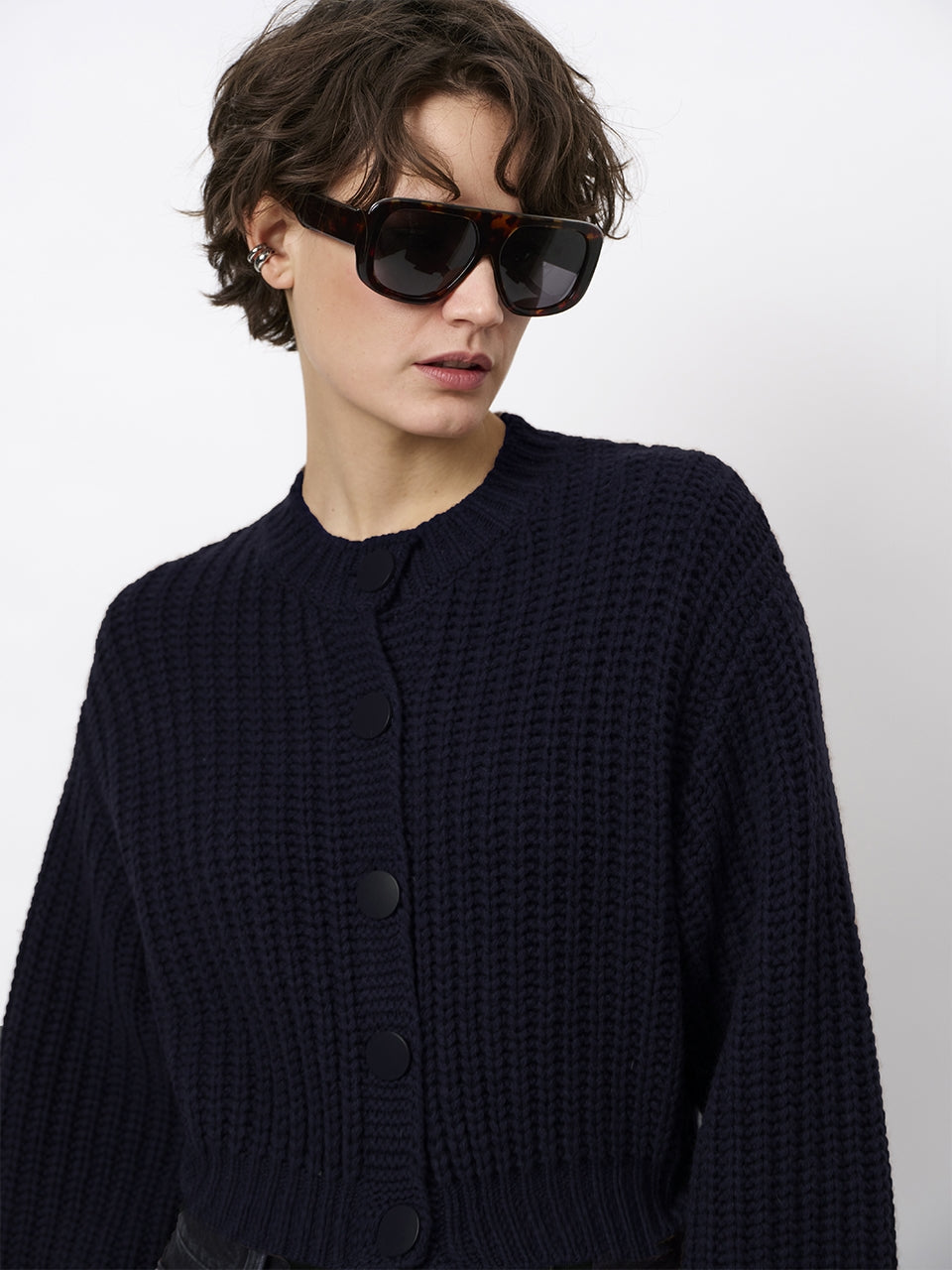 Dante6 - Zinnia chunky wool cardigan