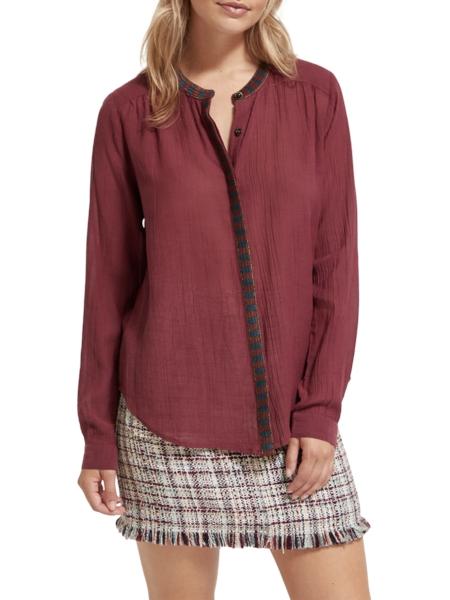 Scotch&Soda - Blouse Bordeaux