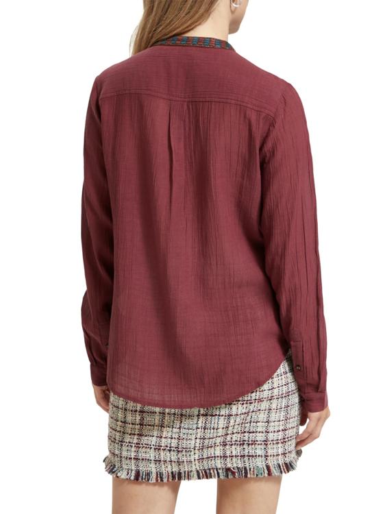 Scotch&Soda - Blouse Bordeaux
