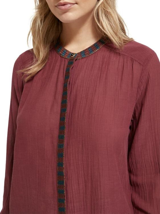 Scotch&Soda - Blouse Bordeaux