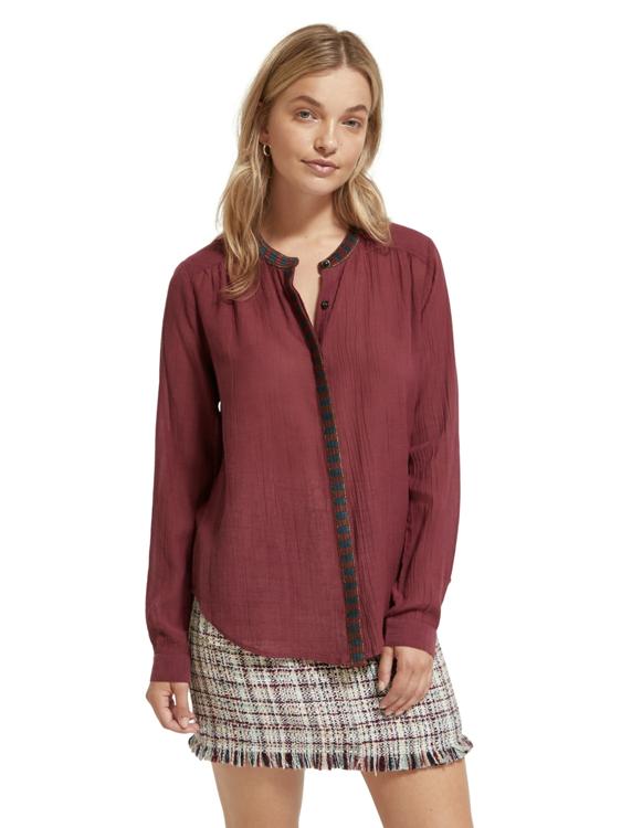 Scotch&Soda - Blouse Bordeaux
