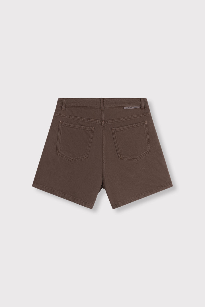 ALIX The Label - Heavy Twill Shorts-packshot achter