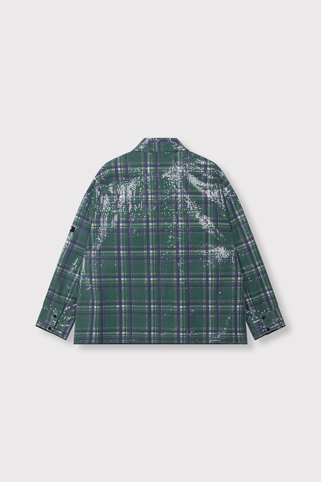 ALIX The Label - SEQUINS CHECK BLOUSE-achteraanzicht