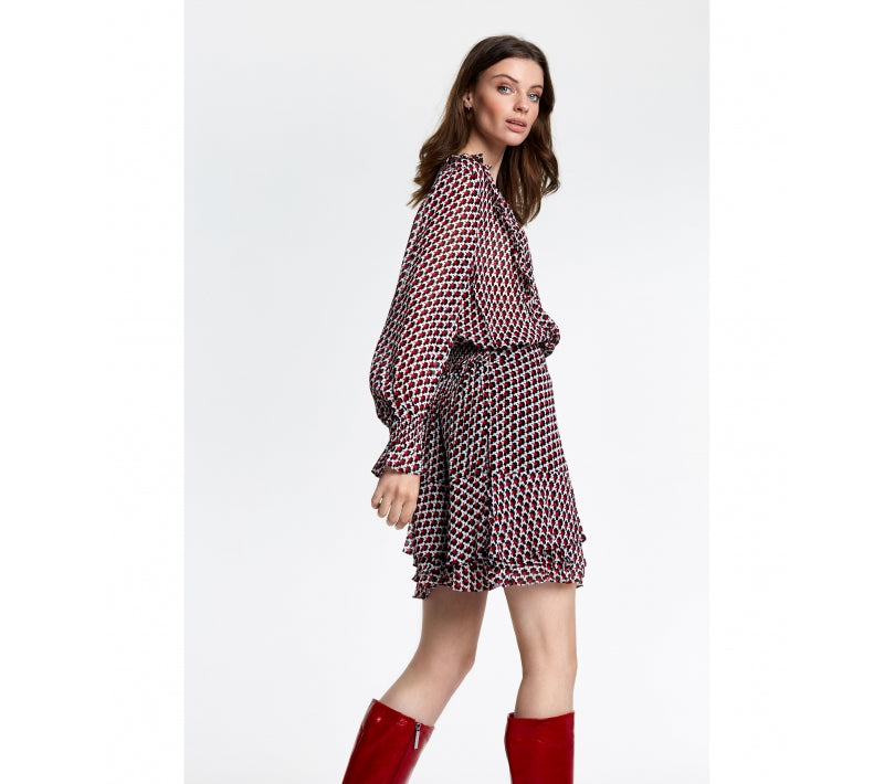 Alix The Label - Grafic Star Chiffon Blouse