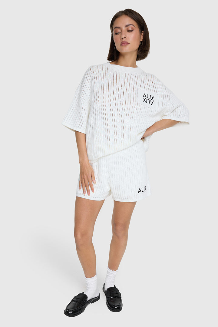 Alix The Label - AJOUR SHORTS-vooraanzicht