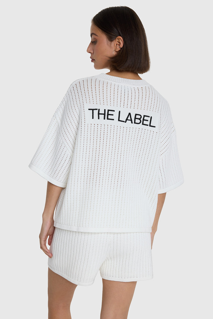 Alix The Label - AJOUR TOP-achteraanzicht
