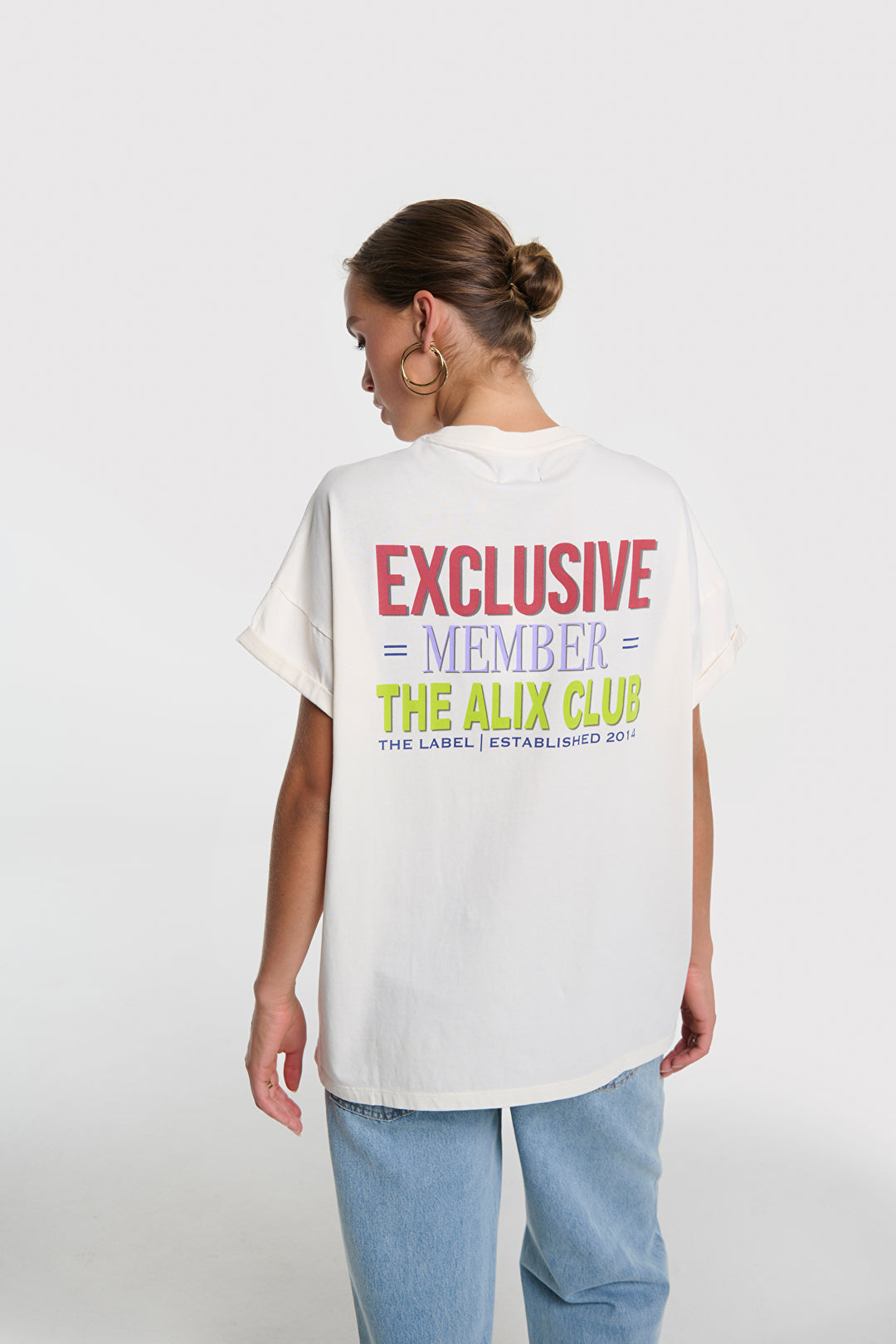 Alix The Label - ALIX CLUB T-SHIRT-achteraanzicht