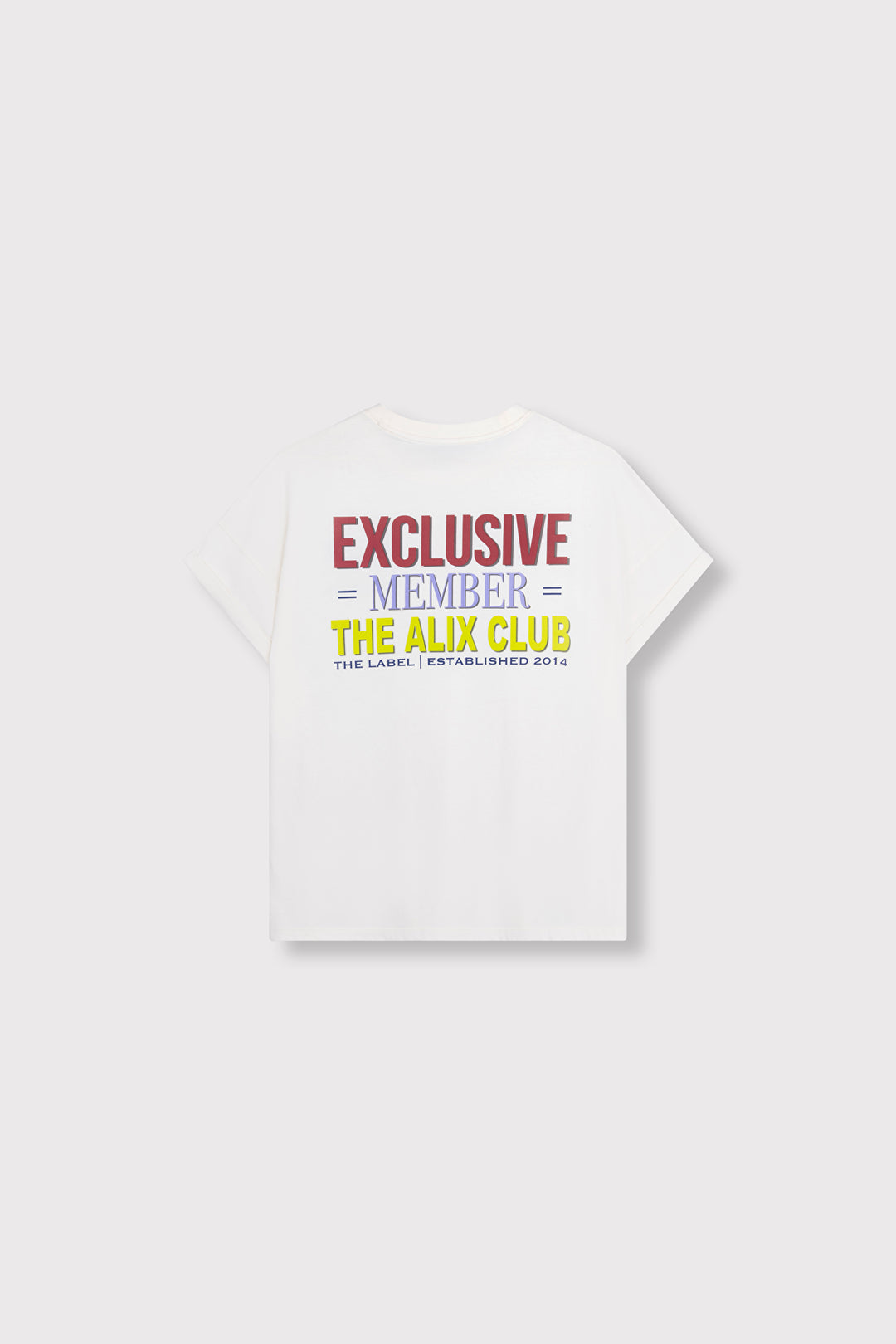 Alix The Label - ALIX CLUB T-SHIRT-packshot achter
