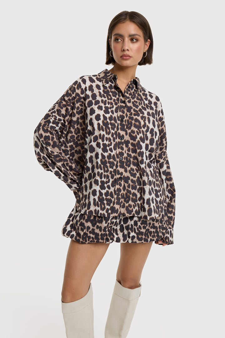 Alix The Label - ANIMAL BLOUSE-aanfoto