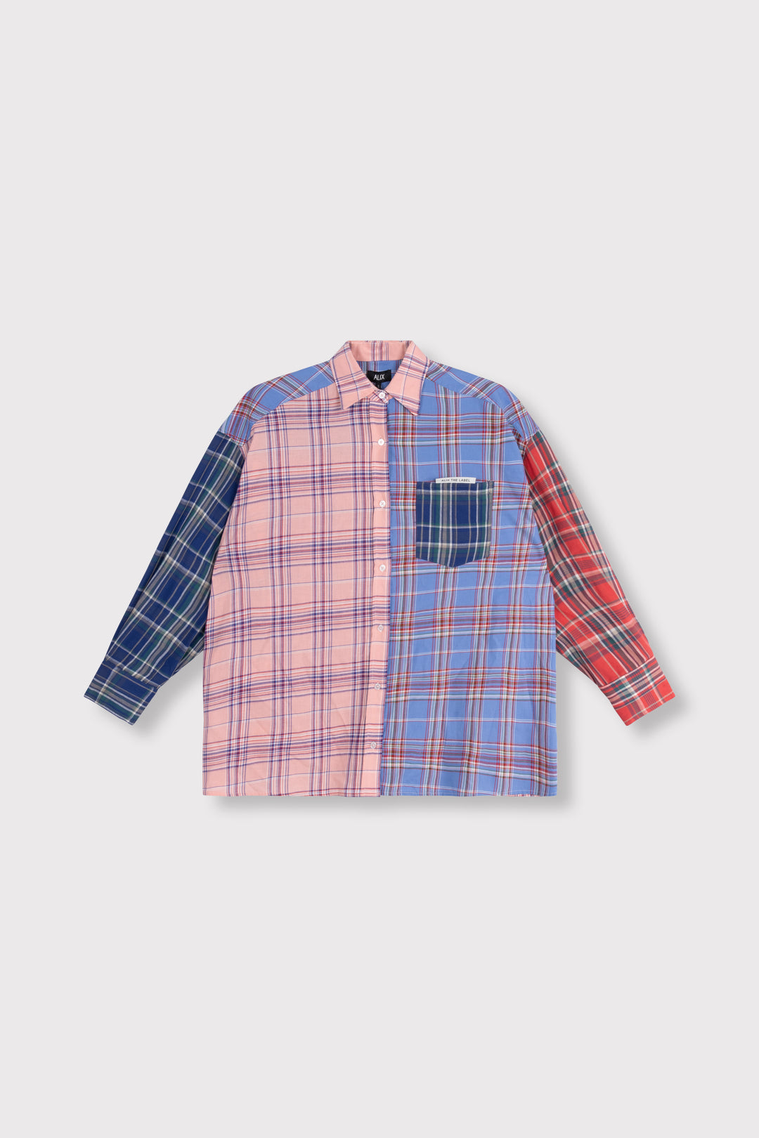 Alix The Label - Check Mix Blouse-packshot