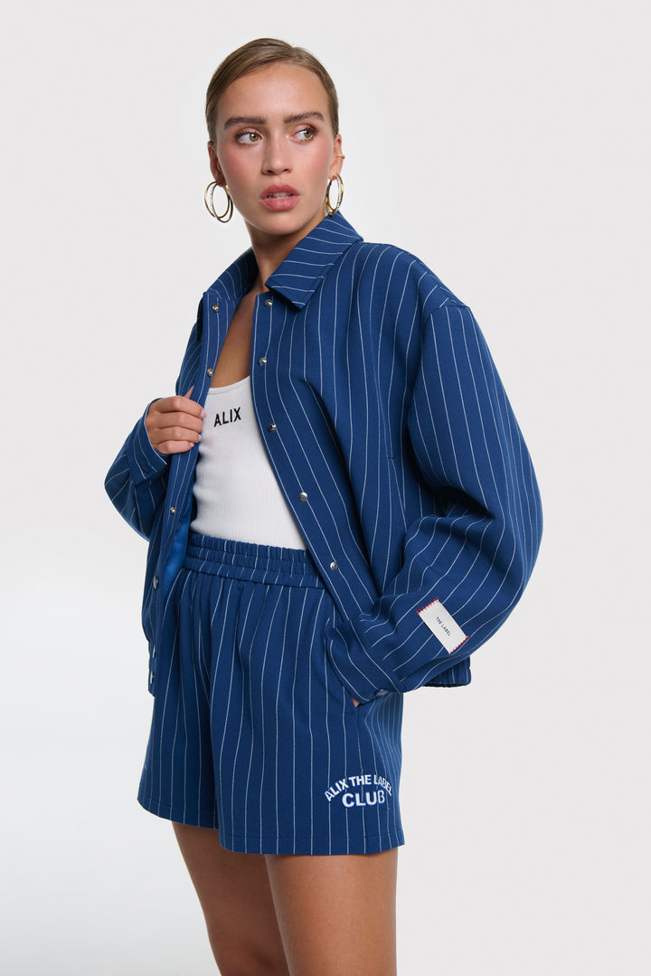 Alix The Label - Clean Striped Bomber -zijaanzicht