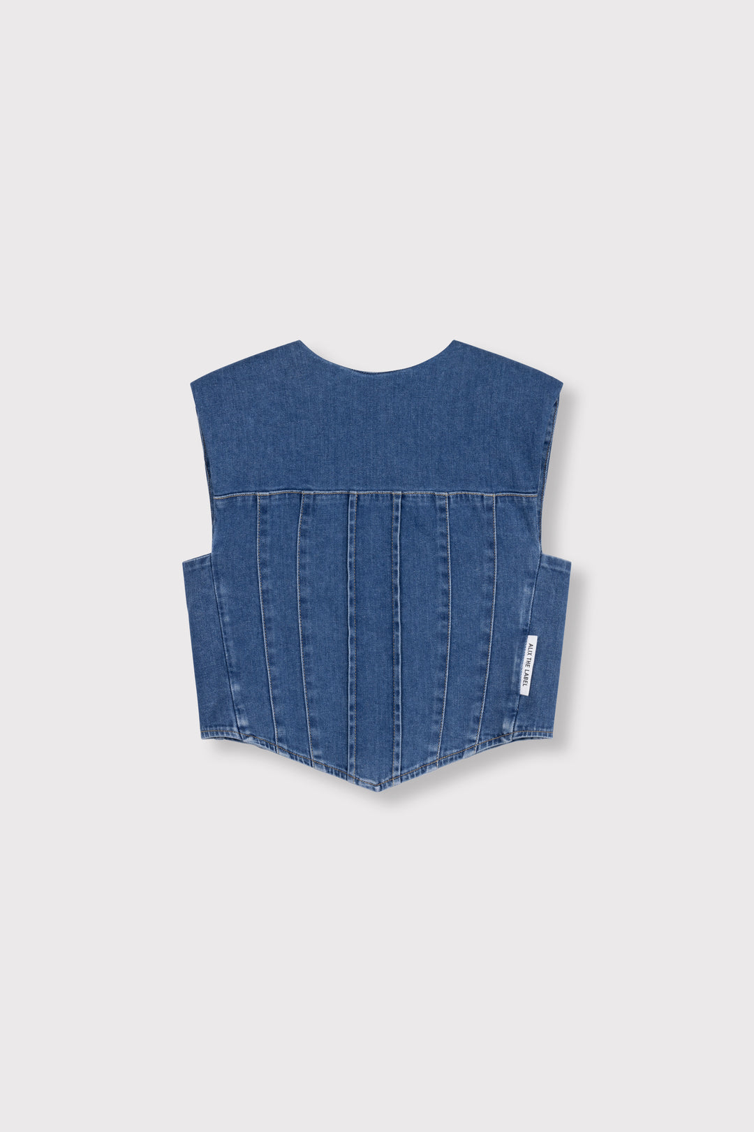 Alix The Label - Denim Corset Top-packshot