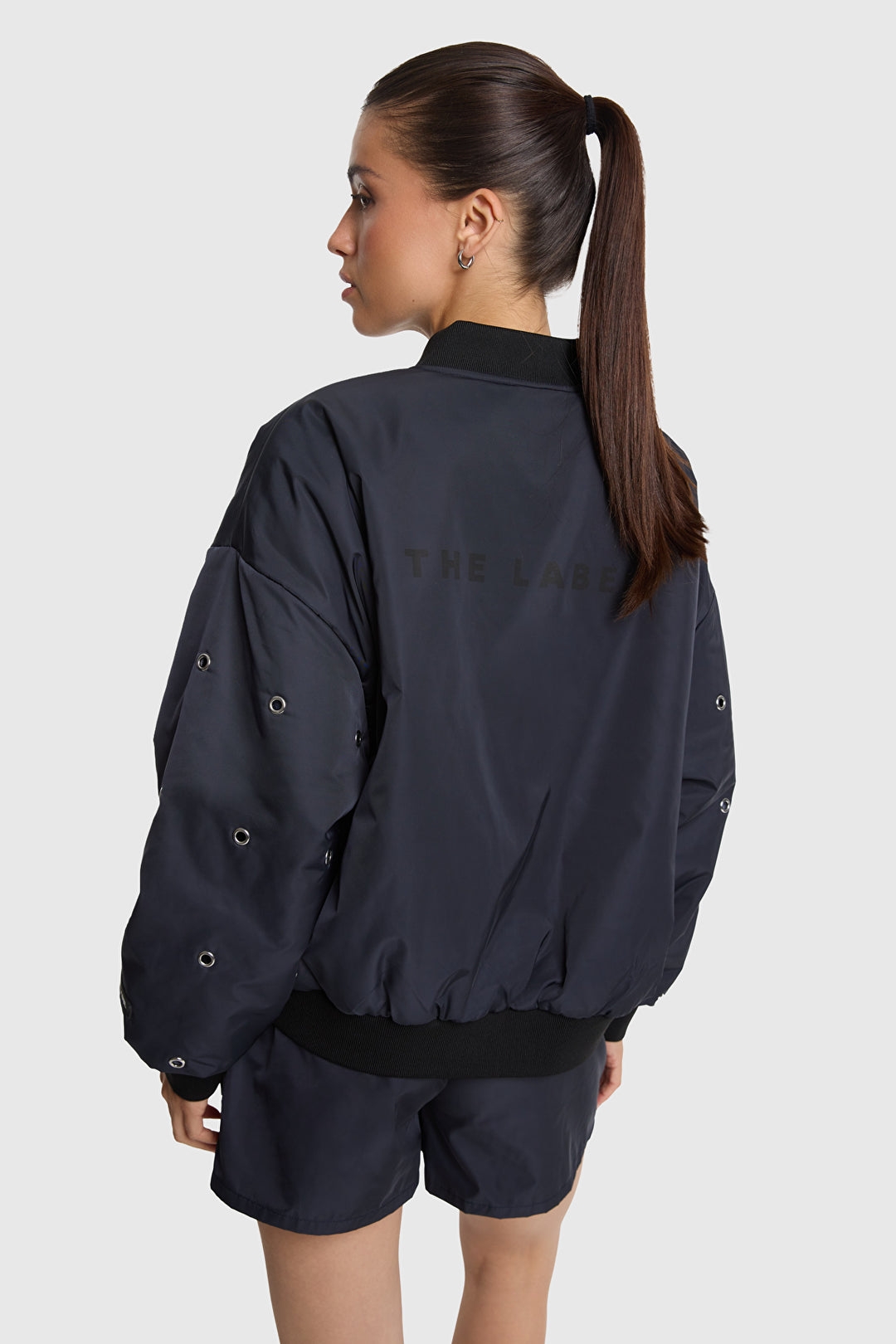 Alix The Label - EYELET BOMBER-achteraanzicht