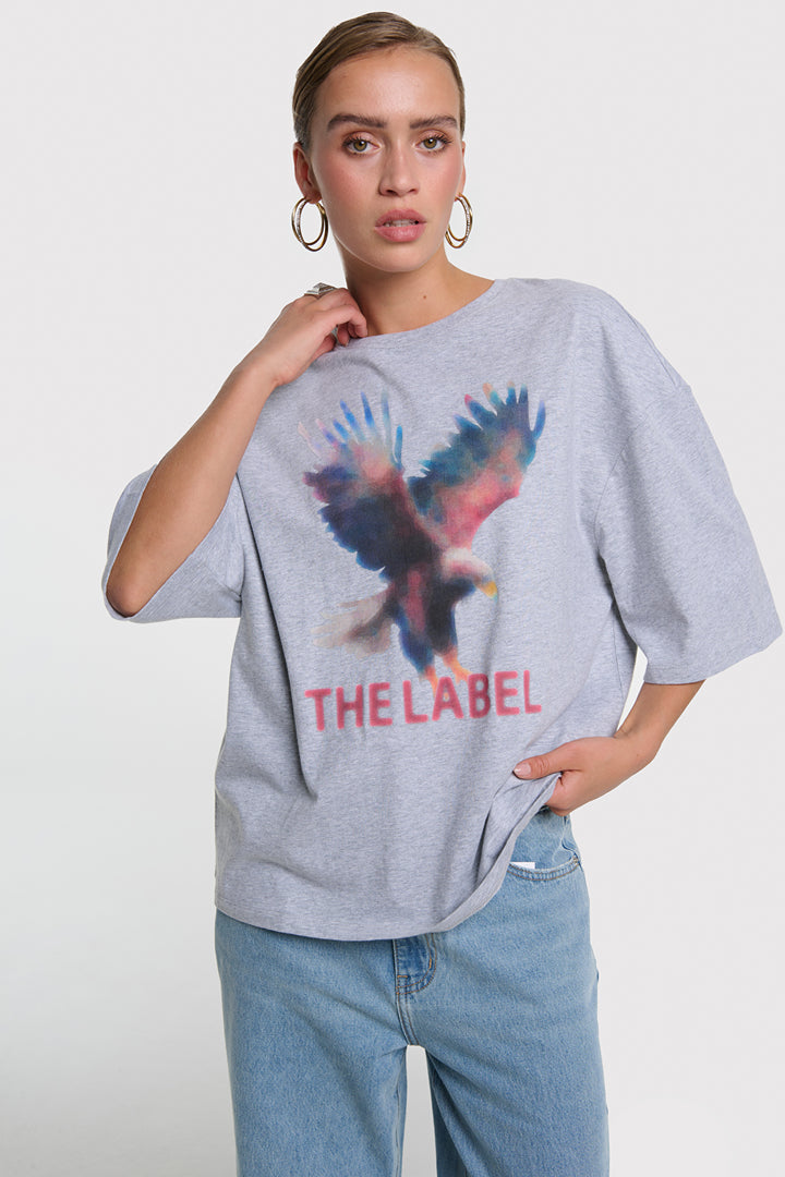Alix The Label - FADED EAGEL T-SHIRT-vooraanzicht