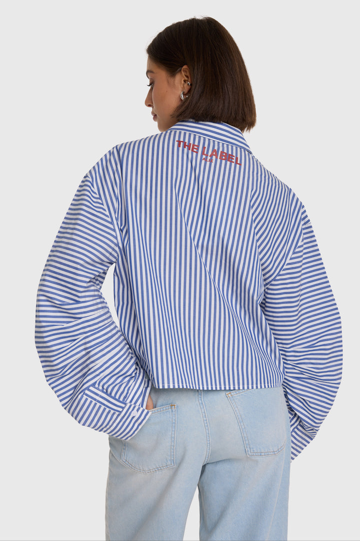Alix The Label - Fancy Striped Blouse-achteraanzicht