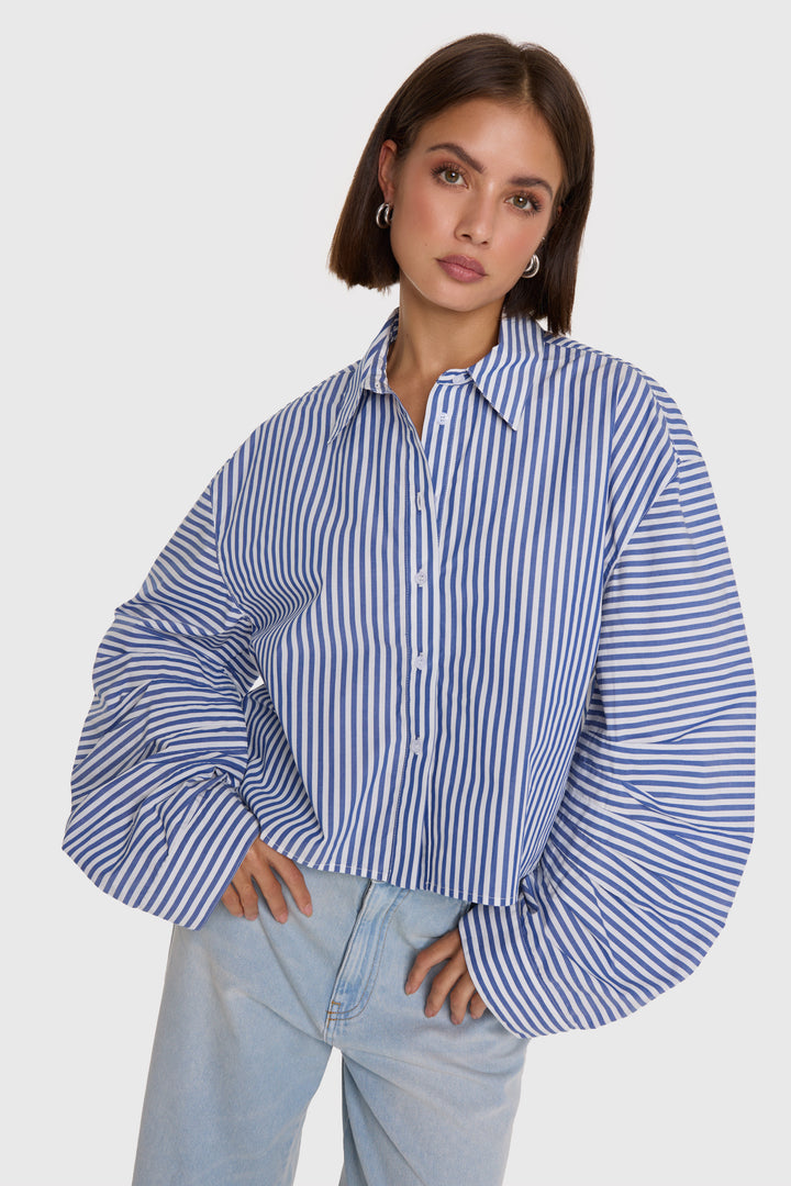 Alix The Label - Fancy Striped Blouse-vooraanzicht