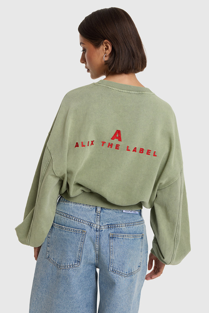 Alix The Label - OVERSIZED SWEATER-achteraanzicht