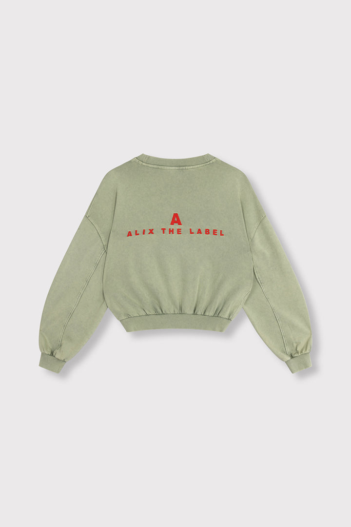 Alix The Label - OVERSIZED SWEATER-packshot achter