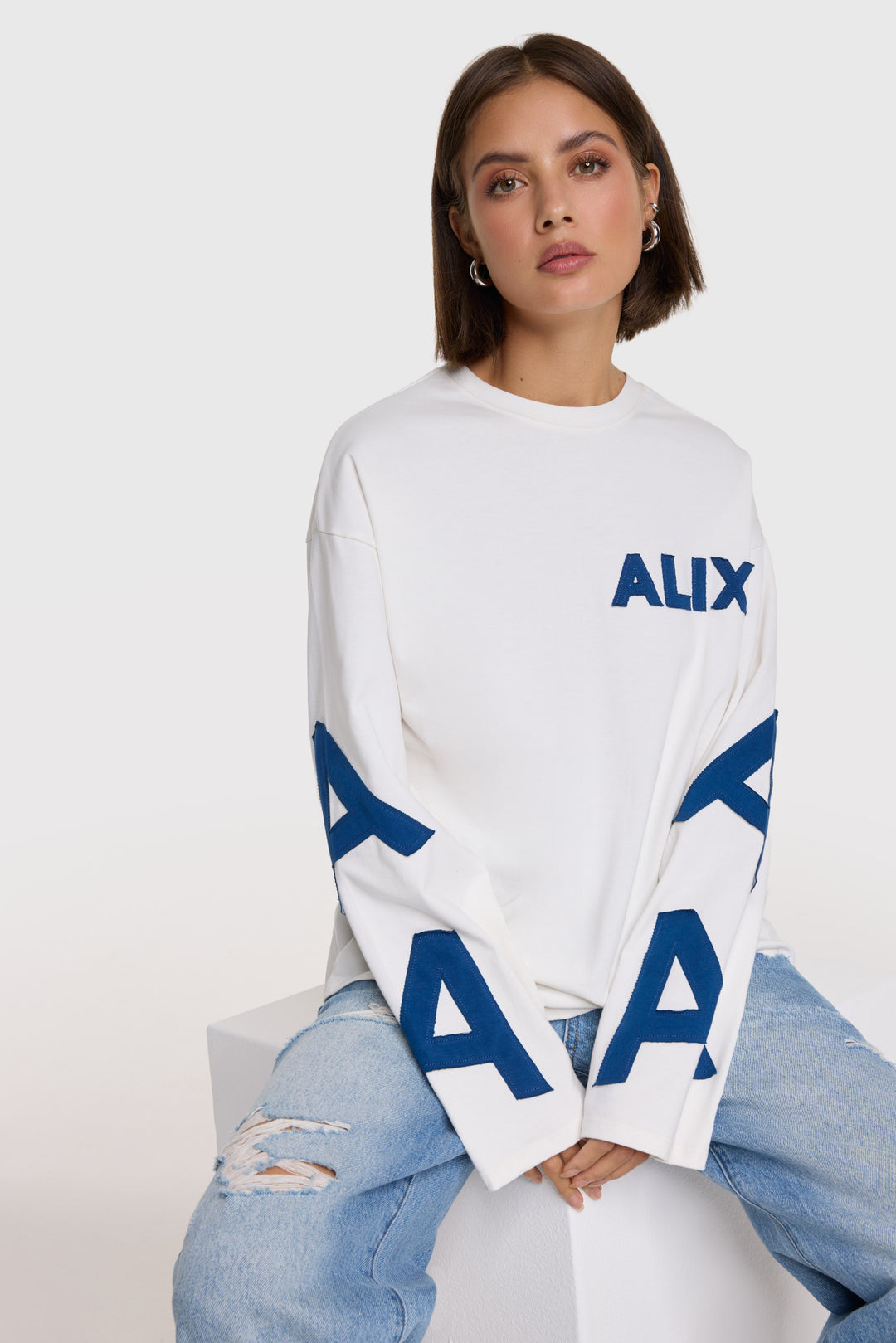 Alix The Label - Patch longsleeve t-shirt-vooraanzicht