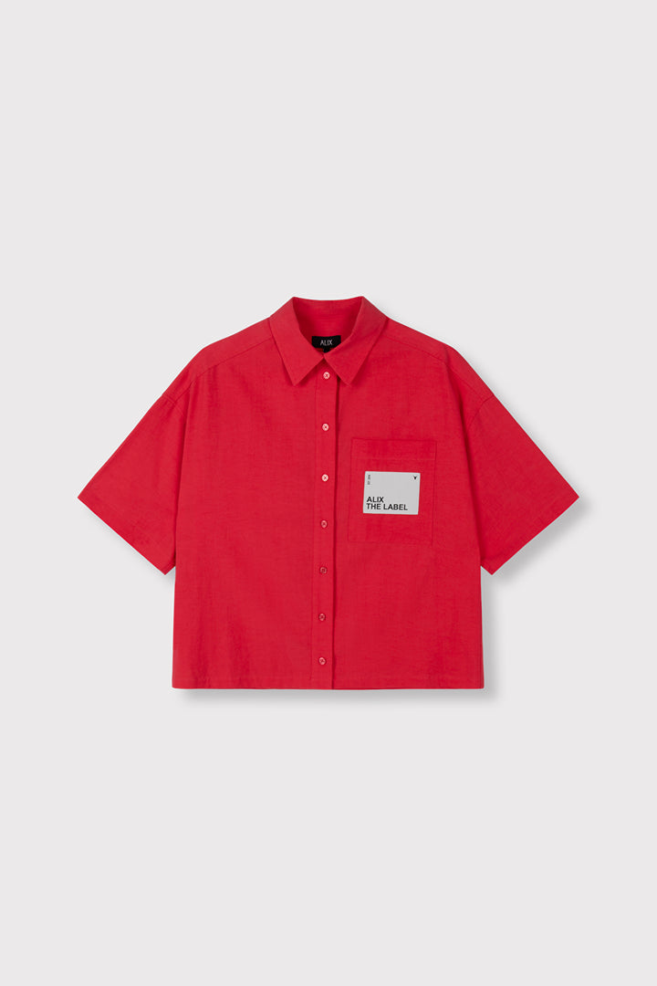 Alix The Label - SHORT SLEEVE BLOUSE-packshot