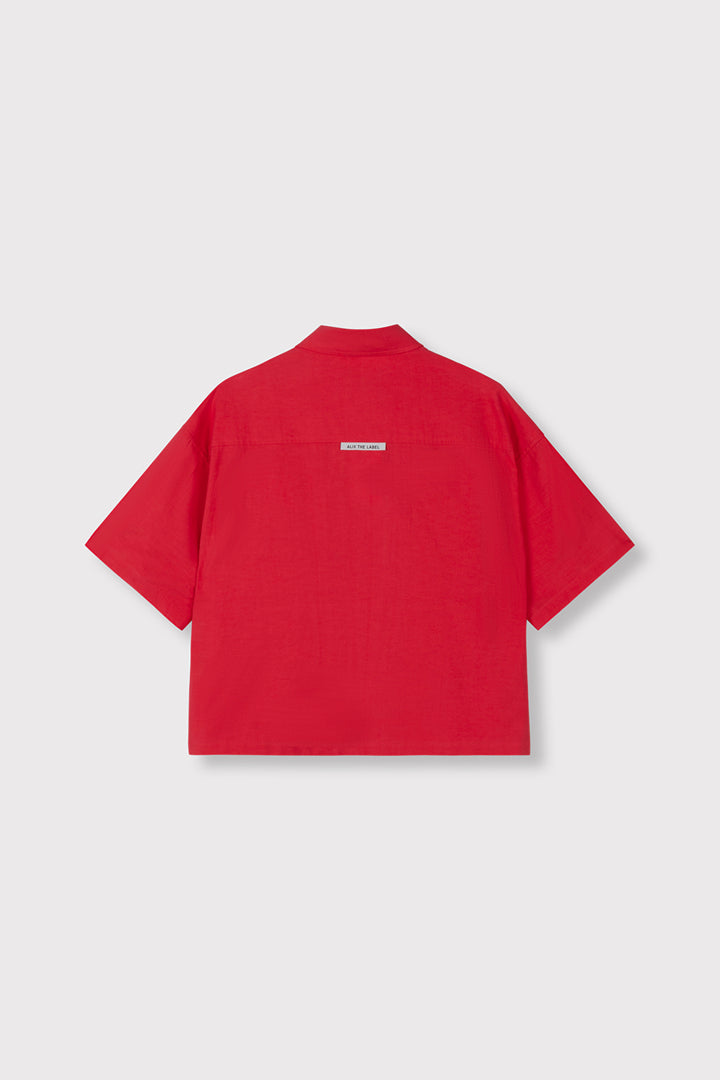 Alix The Label - SHORT SLEEVE BLOUSE-packshot achter